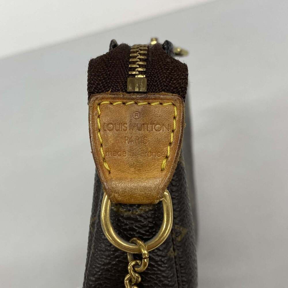 Louis Vuitton Monogram Mini Pochette Accessoires M58009 Brown Women's Bag P23... - Picture 5 of 11